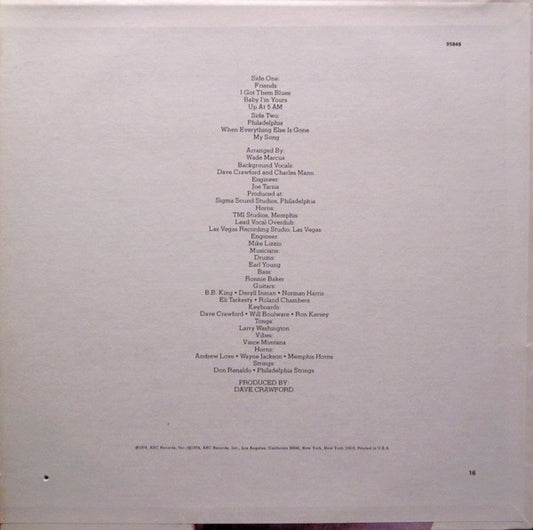 B.B. King : Friends (LP, Album)