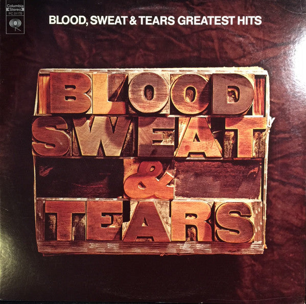 Blood, Sweat And Tears : Blood, Sweat & Tears Greatest Hits (LP, Comp, RE)