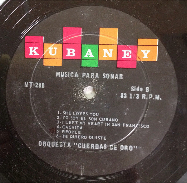Orquesta Cuerdas De Oro : Musica Para Soñar (LP, Mono)