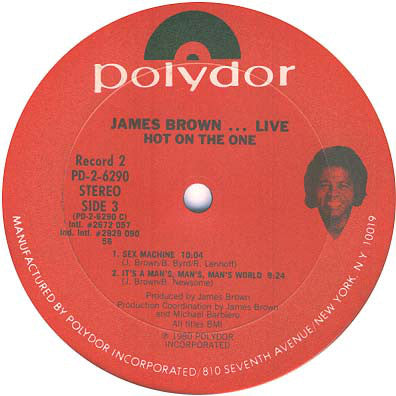 James Brown : ...Live Hot On The One (2xLP, Album, 56 )