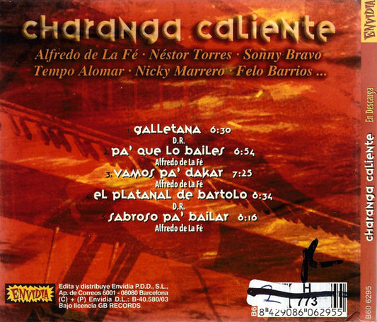 Alfredo De La Fé • Néstor Torres* : Charanga Caliente (En Descarga) (CD, Album, RE)