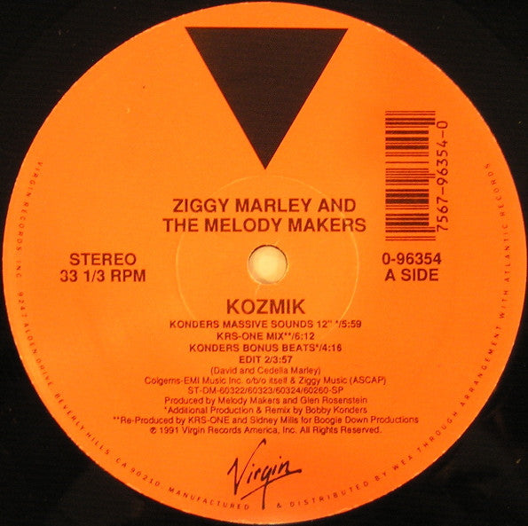 Ziggy Marley And The Melody Makers : Kozmik (12")