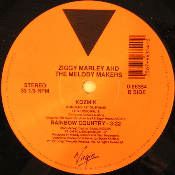 Ziggy Marley And The Melody Makers : Kozmik (12")
