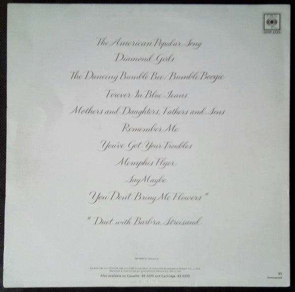 Neil Diamond : You Don't Bring Me Flowers (LP, Album)