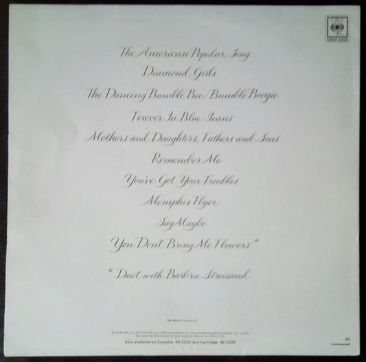Neil Diamond - You Don't Bring Me Flowers vinyl record, LP (Mint (M)) | Lulo Records