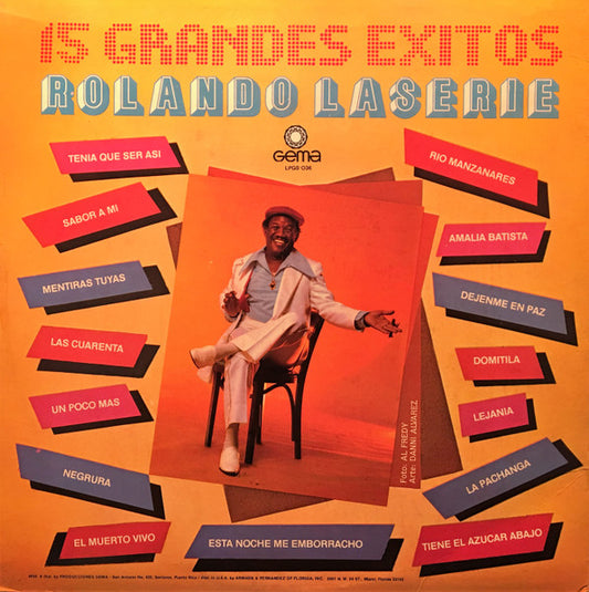 Rolando La Serie : 15 Grandes Exitos (LP, Album, Comp)