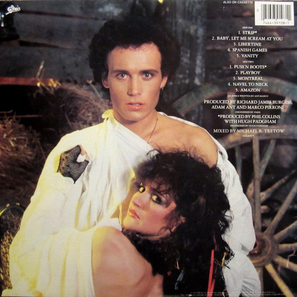 Adam Ant : Strip (LP, Album, Pit)
