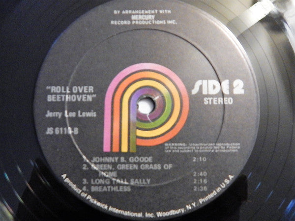 Jerry Lee Lewis : Roll Over Beethoven !!! (LP, Comp)