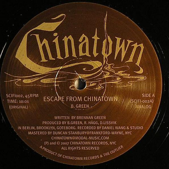 Brennan Green / Studio (2) : Escape From Chinatown / East Side (12")