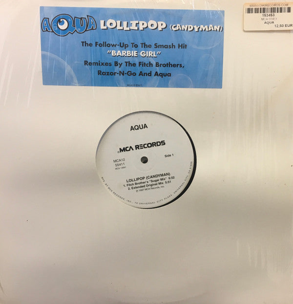 Aqua : Lollipop (Candyman) (12", Single)