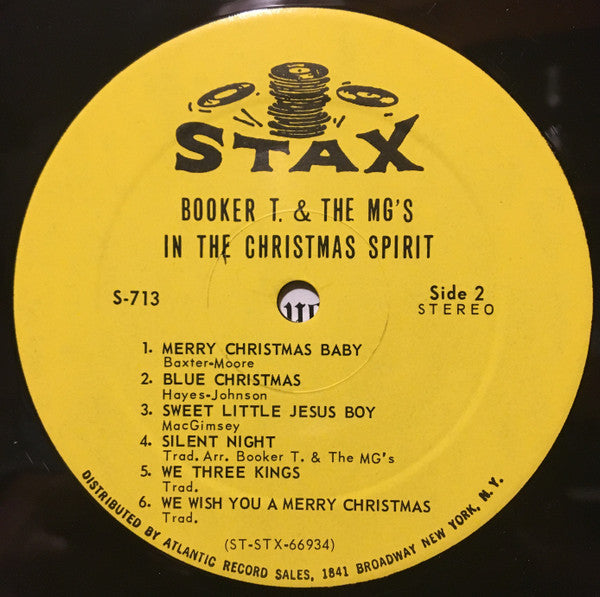 Booker T & The MG's : In The Christmas Spirit (LP, Album, Pre)