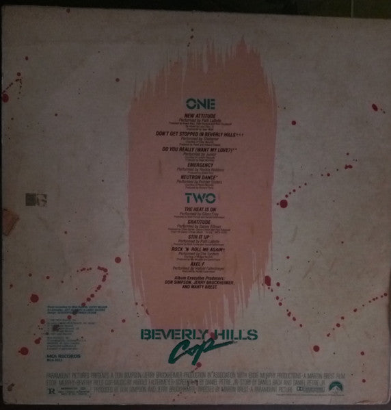 Various : Music From The Motion Picture Soundtrack - Beverly Hills Cop (LP, Comp)