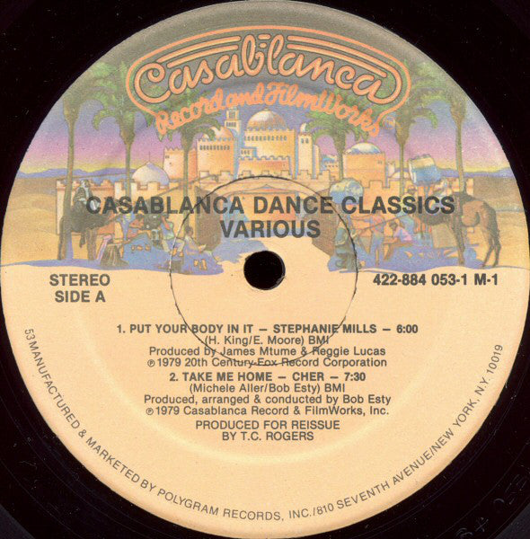 Various : Casablanca Dance Classics (12", Comp)