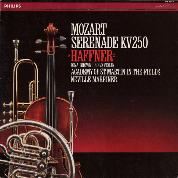 Wolfgang Amadeus Mozart - Iona Brown, The Academy Of St. Martin-in-the-Fields, Sir Neville Marriner : Serenade KV 250 »Haffner« (LP)