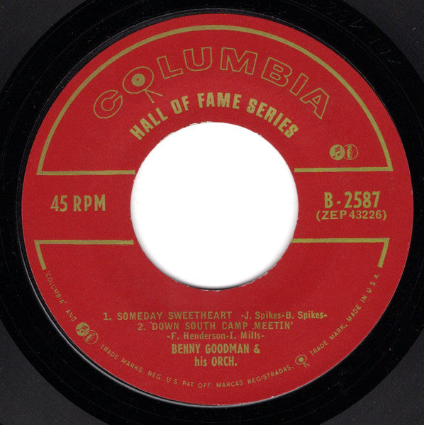 Benny Goodman Sextet : Benny Goodman (7", EP)