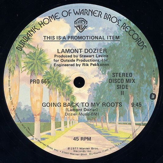 Lamont Dozier : Going Back To My Roots (12", Promo)
