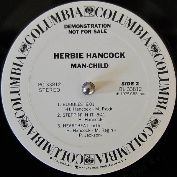 Herbie Hancock : Man-Child (LP, Album, Promo)