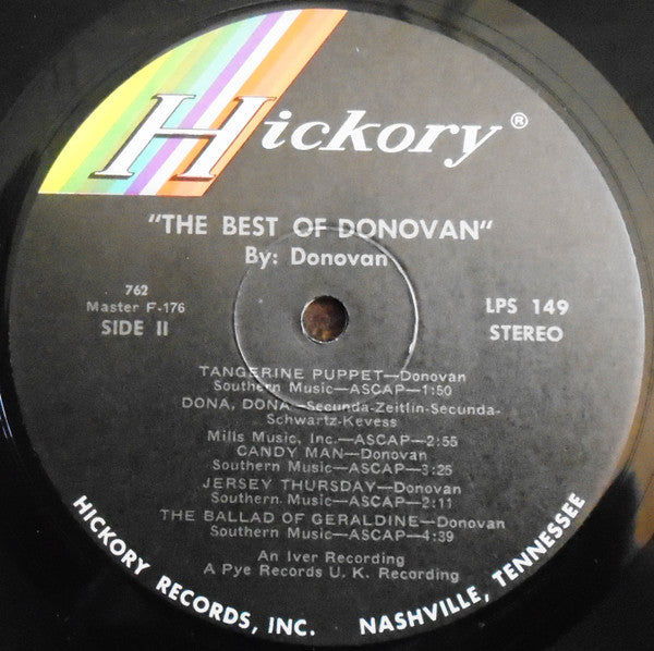 Donovan : The Best Of Donovan (LP, Comp)