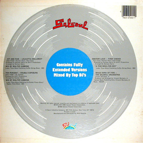 Various : Salsoul's Greatest 12" Hits Vol. I (LP, Comp)