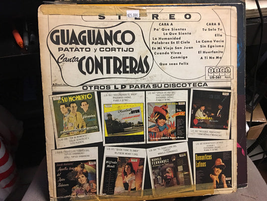 Carlos "Patato" Valdes Y Cortijo Canta: Orlando Contreras : Guaguanco (LP, Album)