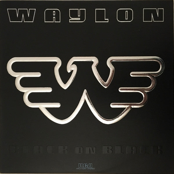 Waylon Jennings : Black On Black (LP, Album, Cus)