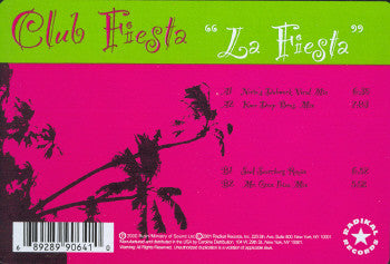 Club Fiesta : La Fiesta (12")