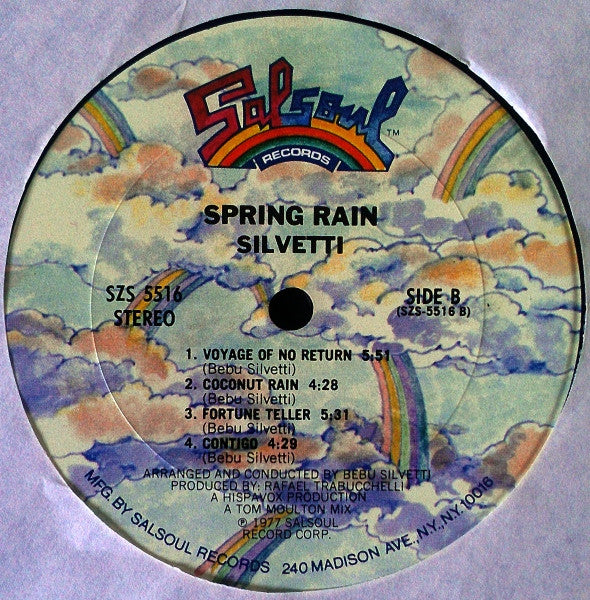 Silvetti* : Spring Rain (LP, Album, Pit)