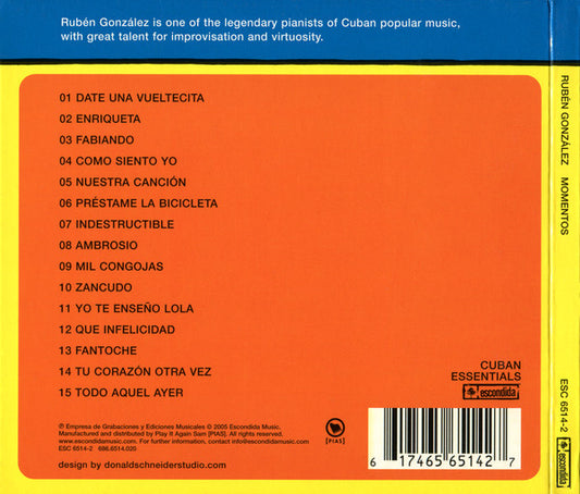 Rubén González : Momentos (CD, Comp)