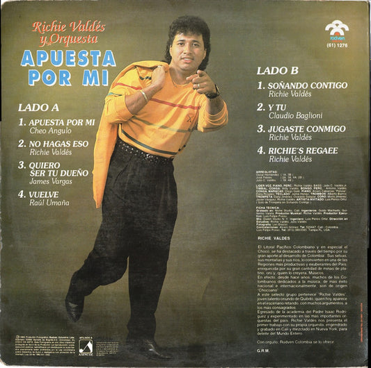 Richie Valdés y Su Orquesta : Apuesta Por Mi (LP, Album)