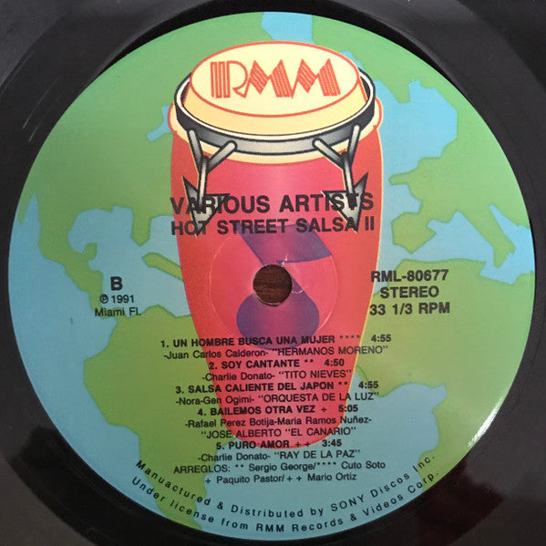 Various : Hot Street Salsa II (LP, Comp)