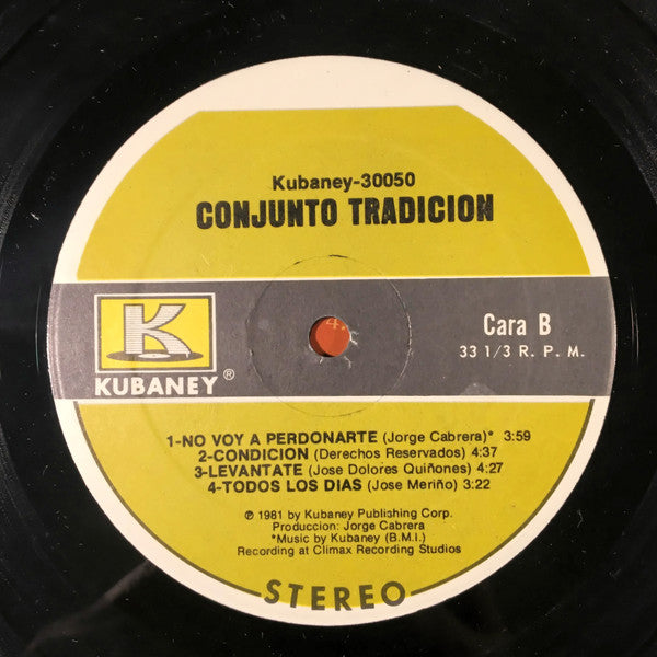 Conjunto Tradición : Conjunto Tradición Vocal Pepe Mora (LP, Album)