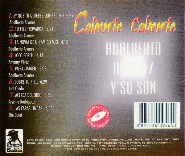 Adalberto Alvarez Y Su Son : Caliente Caliente (CD, Album, RM)