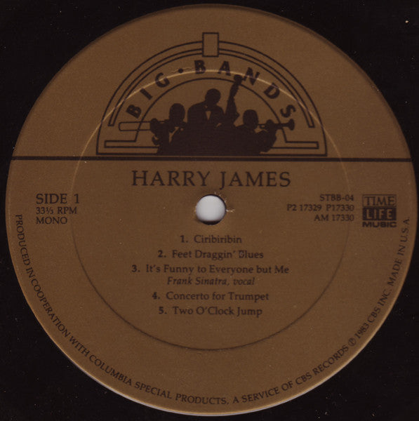 Harry James (2) : Big Bands: Harry James (2xLP, Comp, Mono, Hal + Box)