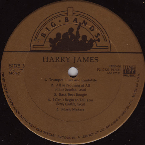 Harry James (2) : Big Bands: Harry James (2xLP, Comp, Mono, Hal + Box)