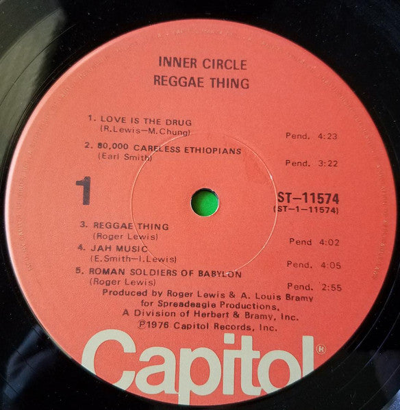 Inner Circle : Reggae Thing (LP, Album)