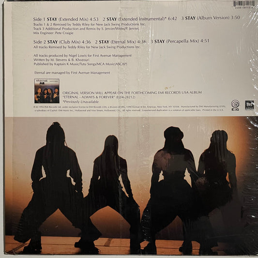 Eternal - Stay vinyl record, 12" (Very Good Plus (VG+)) | Lulo Records
