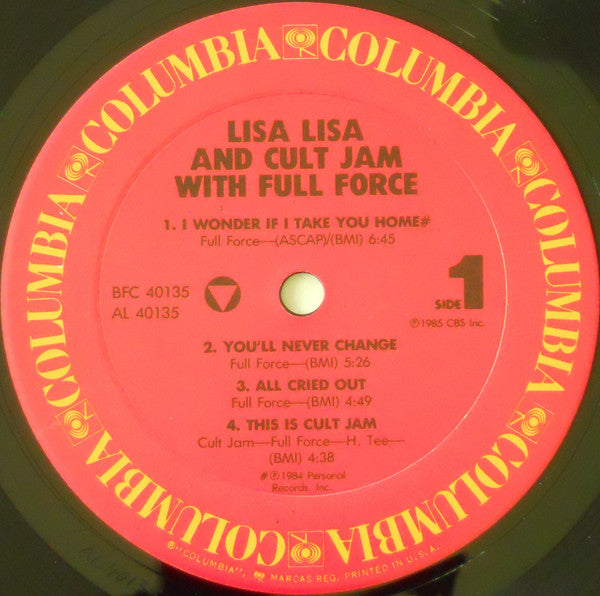 Lisa Lisa & Cult Jam With Full Force : Lisa Lisa & Cult Jam With Full Force (LP, Album, Pit)