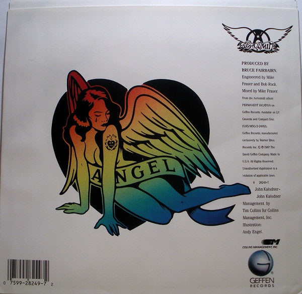 Aerosmith : Angel (7", Single, Spe)
