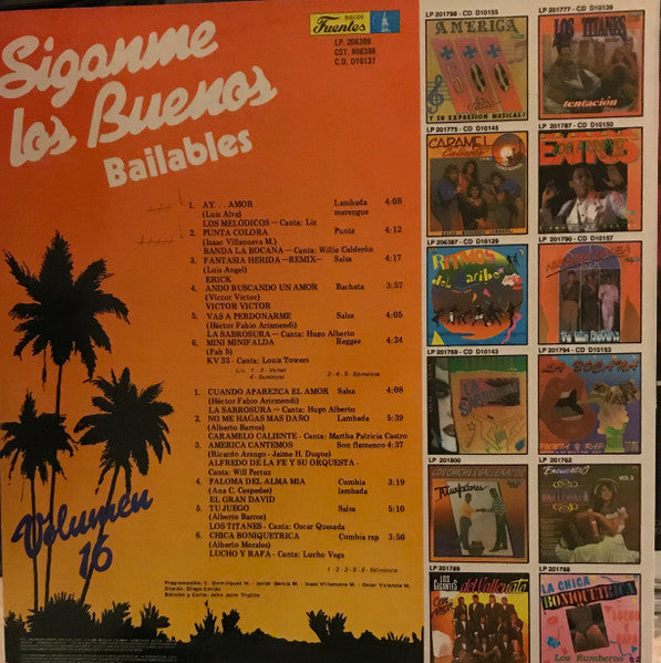 Various : Siganme Los Buenos Bailables Vol. 16 (LP, Comp)