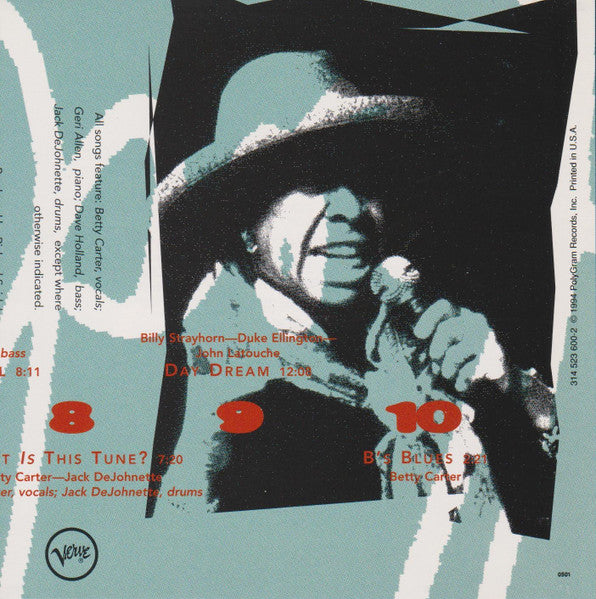 Betty Carter : Feed The Fire (CD, Album)