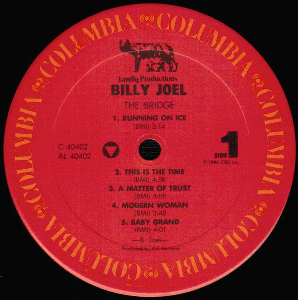 Billy Joel : The Bridge (LP, Album, Pit)