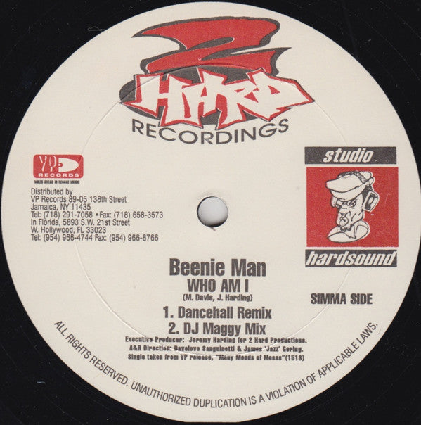Beenie Man : Who Am I (12", Single)