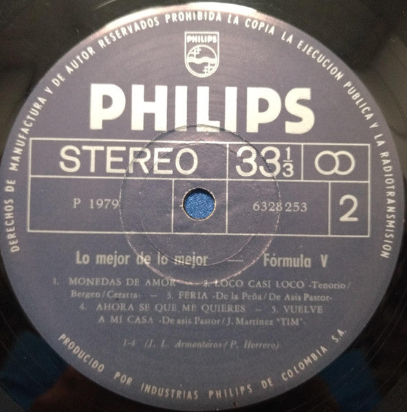 Formula V (2) : Lo Mejor De Lo Mejor (LP, Comp)