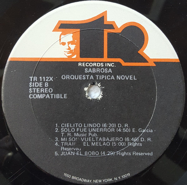 Orchestra Tipica Novel : Sabrosa Novel (LP, Album, Gat)