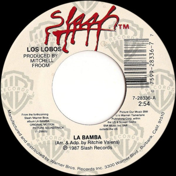 Los Lobos : La Bamba (7", Single, Spe)