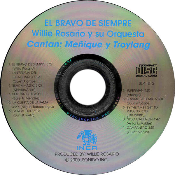 Willie Rosario Y Su Orquesta : El Bravo De Siempre (CD)