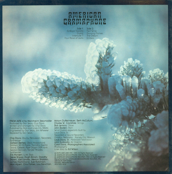 Mannheim Steamroller : Fresh Aire 4 (LP, Album, Wak)