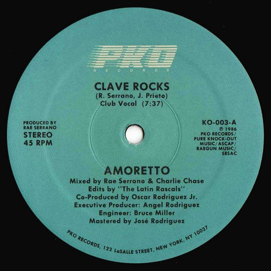 Amoretto : Cláve Rocks (12", Single)