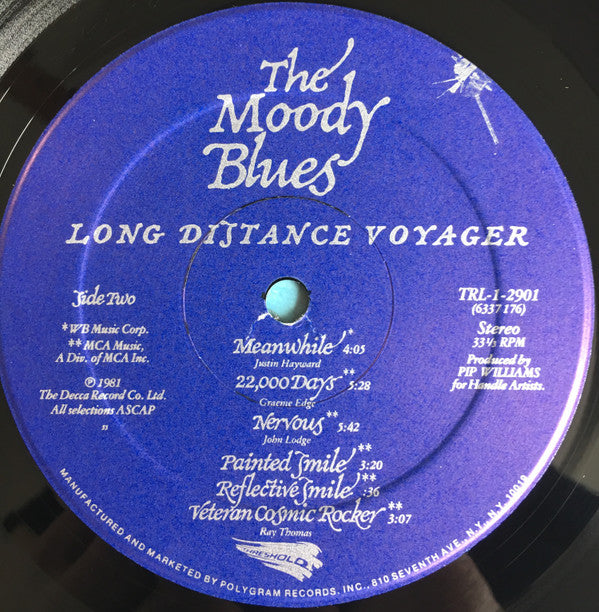 The Moody Blues : Long Distance Voyager (LP, Album, RE, Gat)