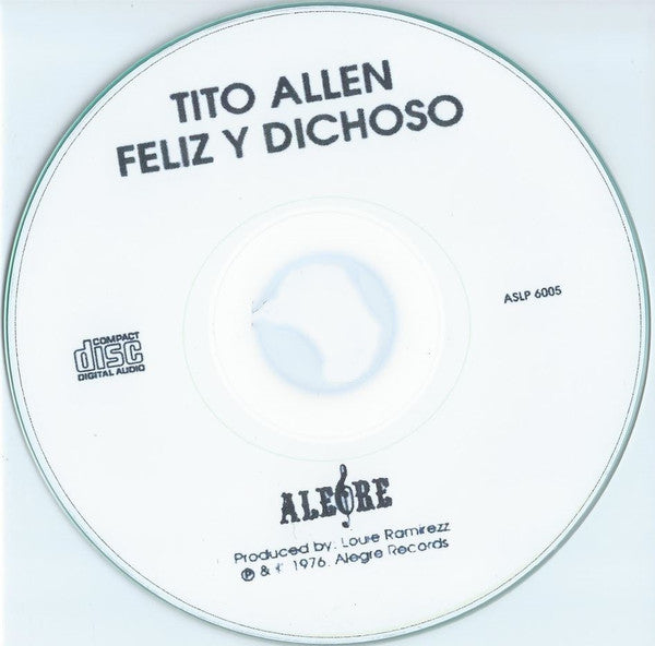 Tito Allen : Feliz Y Dichoso (CD, Album)